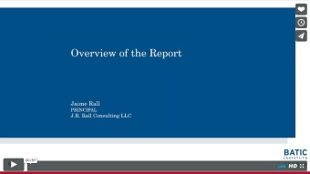 Vimeo link - Overview of the Report excerpt